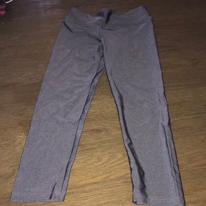 Katie J gray leggings shiny - girls size large